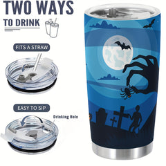 Halloween 20oz Stainless Steel Tumbler - Vacuum Insulated Travel Mug