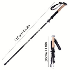Retractable Folding Hiking Pole Portable Walking Stick