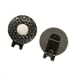 Round Dollar Golf Cap Clip Magnetic Ball Marker Golf Accessories