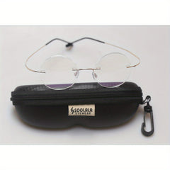 Titanium Stainless Steel Rimless Reading Glasses