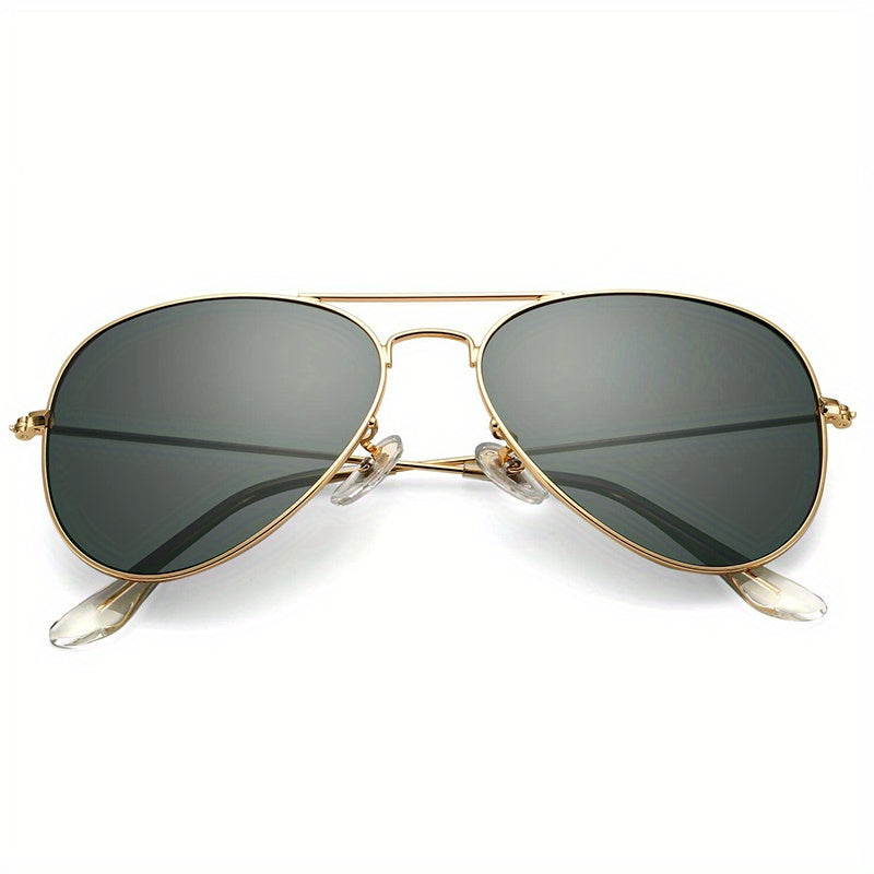 Aviator Sunglasses Men Metal Frame Retro Classic Military Pilot