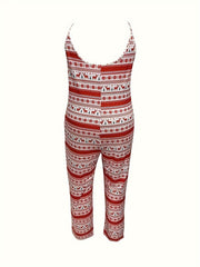 Christmas Casual Loungewear Jumpsuit Women's