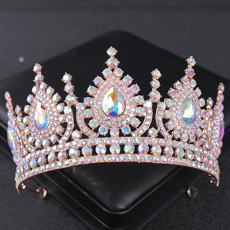 Bridal Rhinestone Crown Headband Wedding Hair Accessories
