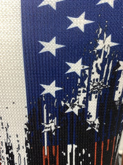American Flag Print Tank Top V Neck Sleeveless Top