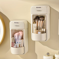 Rotatable Wall Mounted Storage Box Waterproof Cosmetic Skincare Organizers