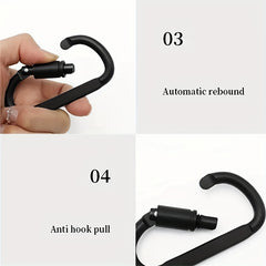 5pcs Aluminum Hanging Buckle for Outdoor Camping Hiking