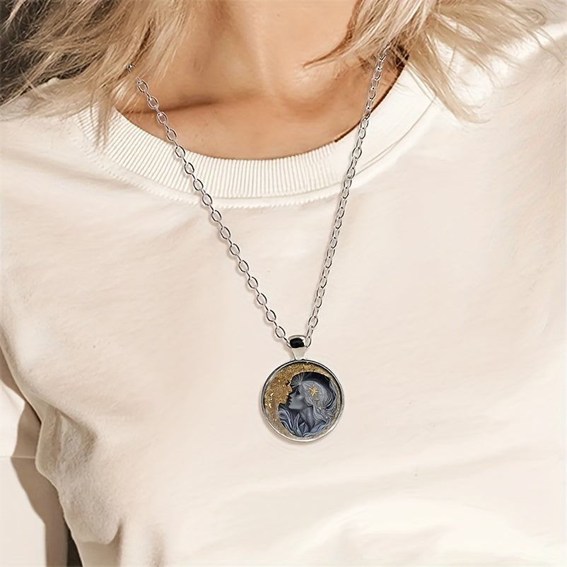 Moon Beauty Pendant Necklace for Girls