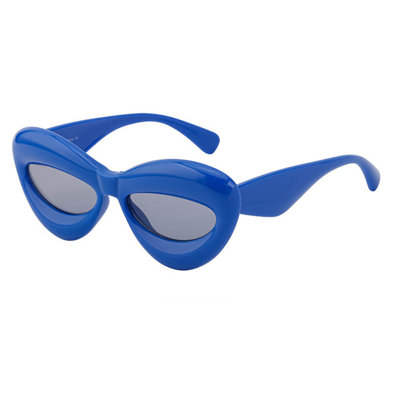 Y2K Narrow Frame Lip Inflatable Sunglasses