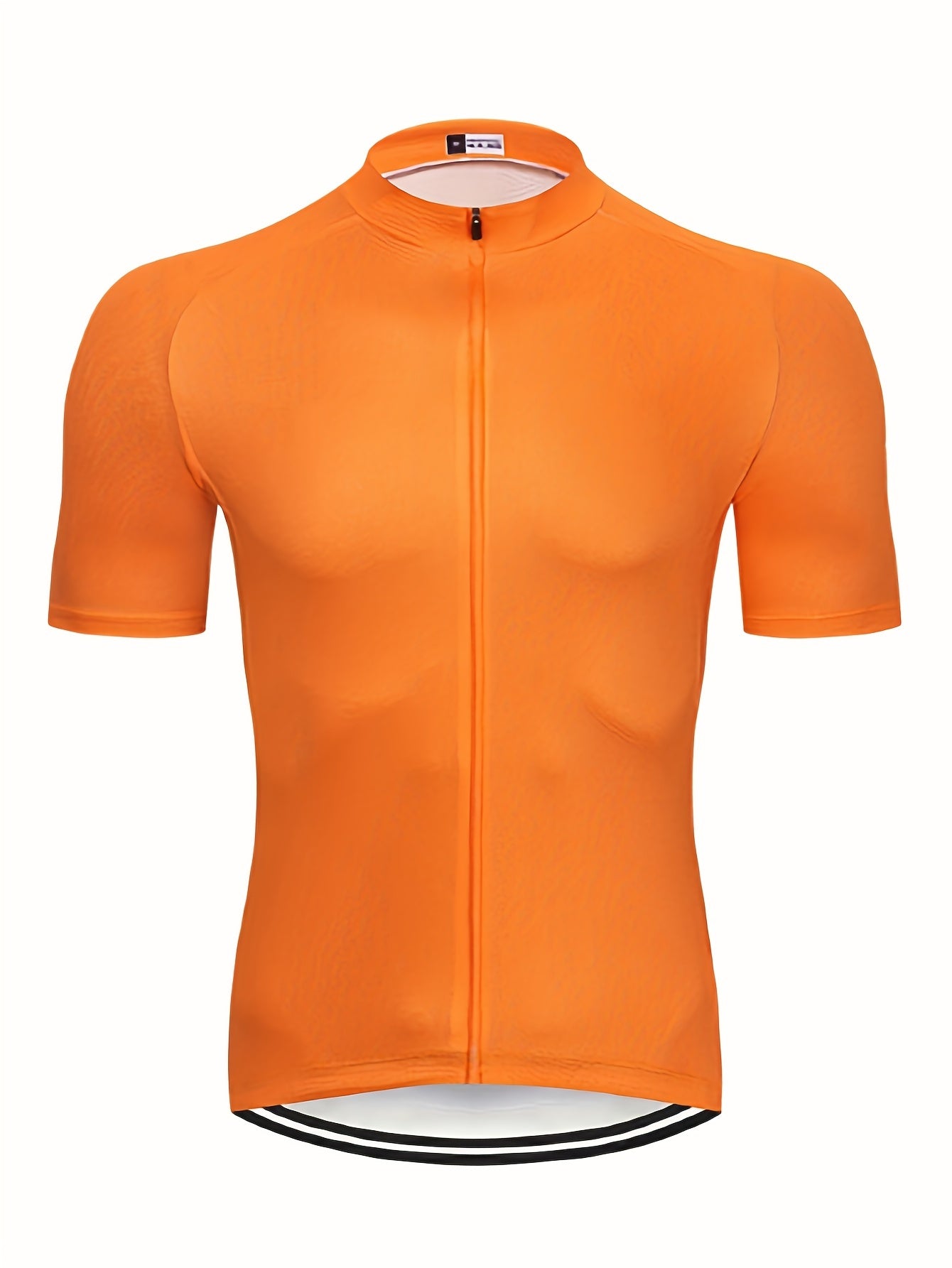 Men's Solid Cycling Jersey Long Sleeve Active Shirt