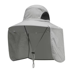 Men's Sun Protection Waterproof Bucket Hat Summer Fishing Sun Hat