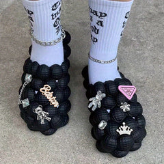 Fashionable Bubble Slippers Waterproof Non Slip Beach Slippers