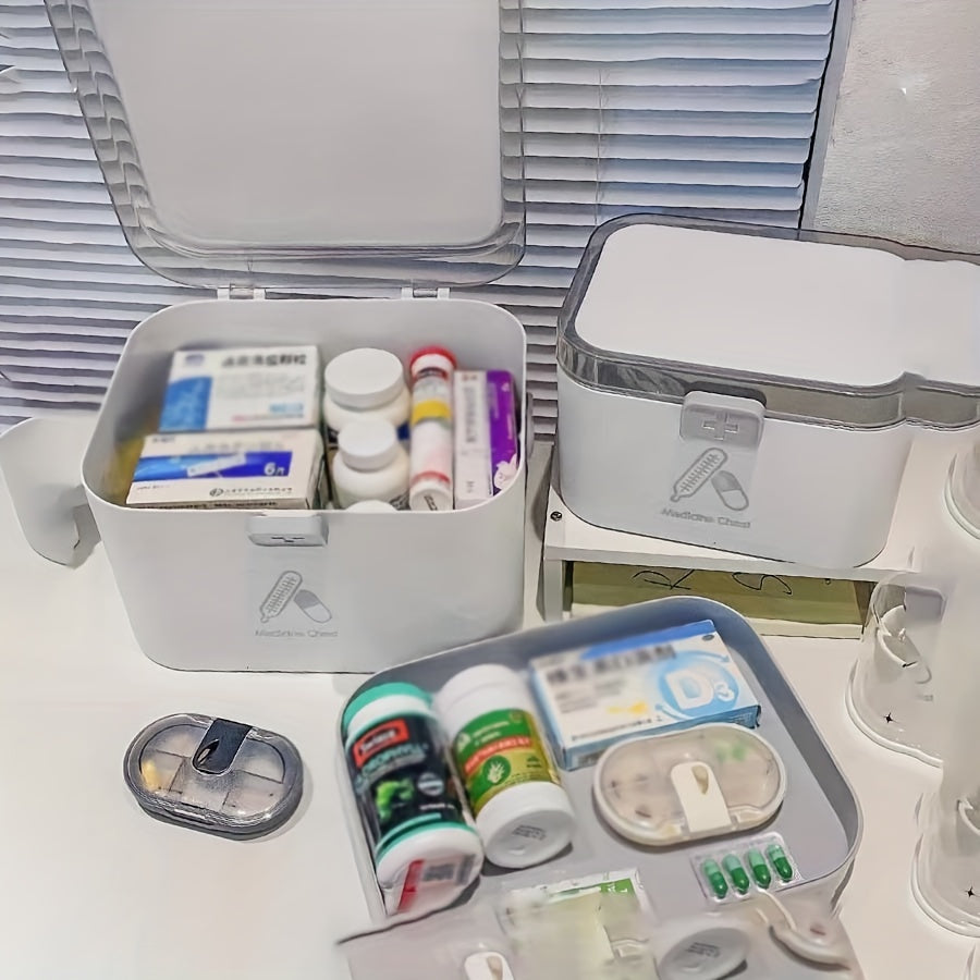 Household Small Medicine Box Foldable Large capacity