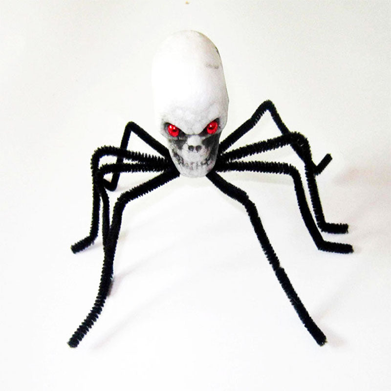 Halloween Little Ghost Head Spider Horror Prank Props Party Supplies