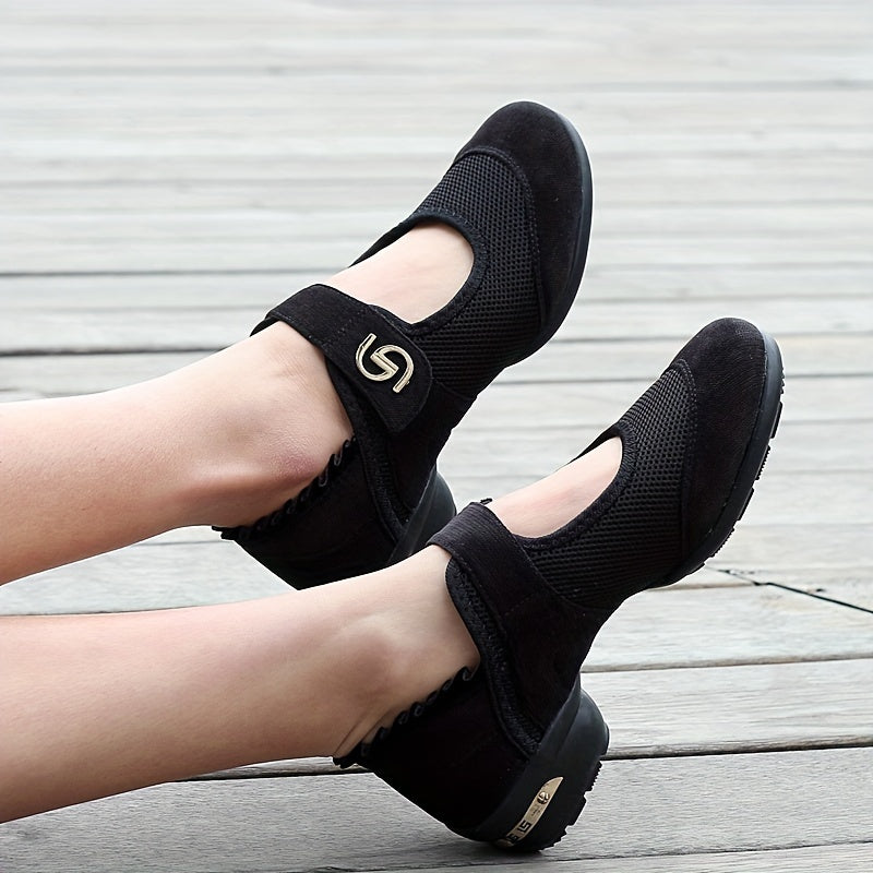 Women's Dance Shoes Rubber Soles Wear Resistant Anti Slip Training Shoes