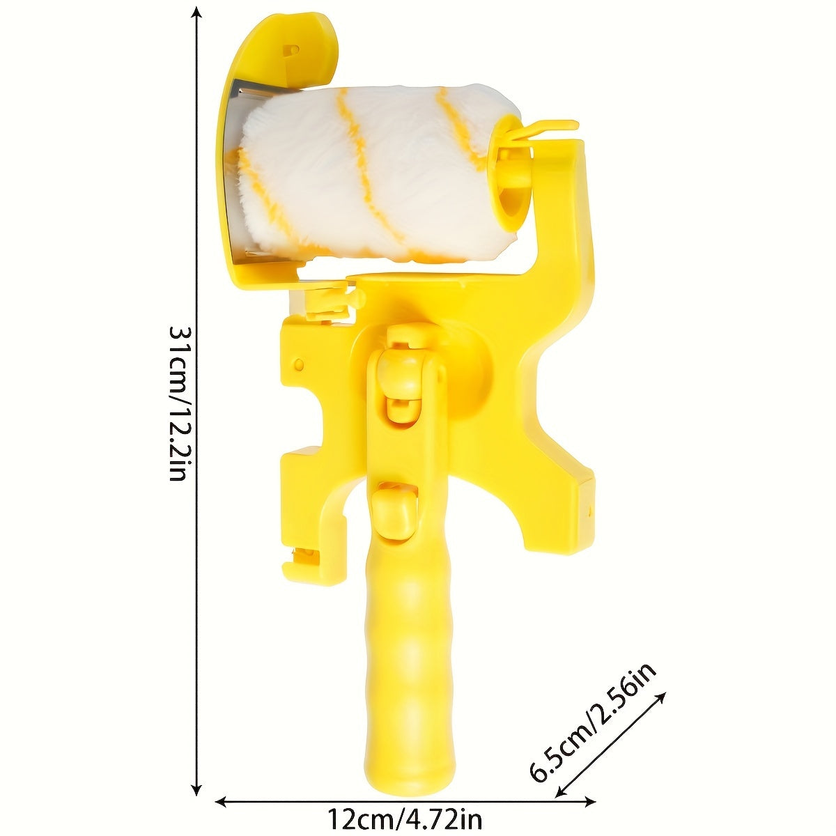 4pcs Clean Paint Roller Brush for Home Painting Edge Latex Roller