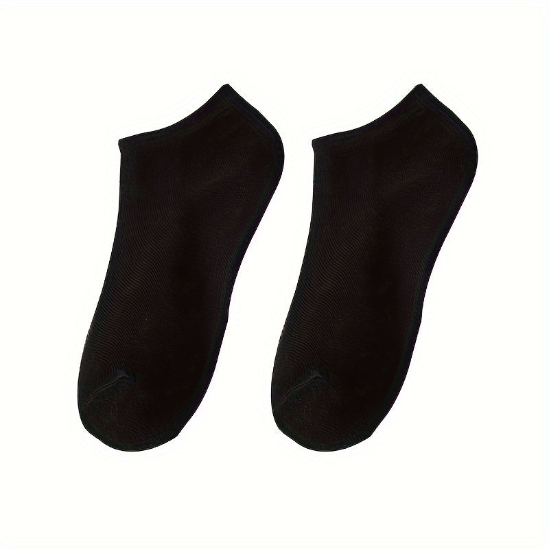 Men's Soft Low Cut Ankle Socks, 1 Pair or 5 Pairs