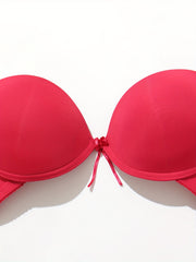 3pcs Solid T Shirt Bras Push Up Comfortable Breathable Lingerie Underwear