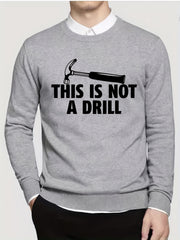 Men's Knitted Crew Neck Pullover Sweater for Fall Winter
