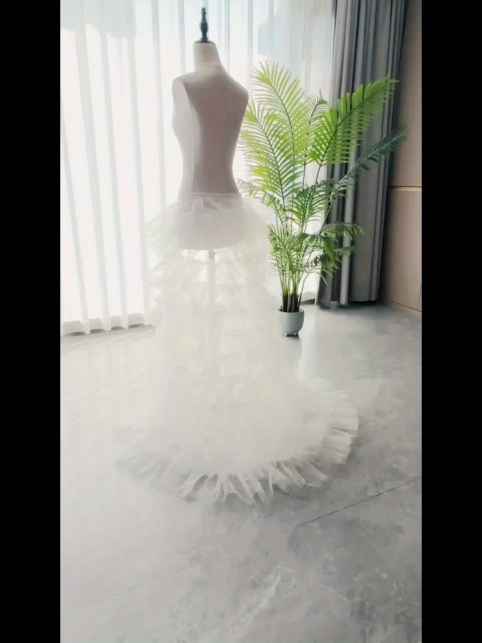 Layered Tulle Mesh Petticoat for Bridal Wedding