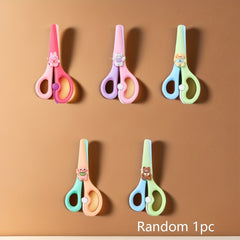 1pc Cartoon Scissors Student Scrapbook Art Cutting Paper