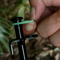 Fluorescent Tent Pegs Ground Nails Stakes Silicone Ring Camping Accessories
