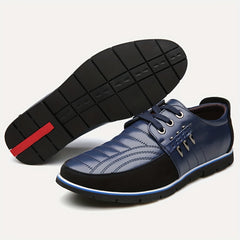 Men's PU Lace Up Business Shoes - Comfy & Stylish