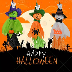 Scary Party Kids Toys Pumpkin Ghost Halloween Decoration