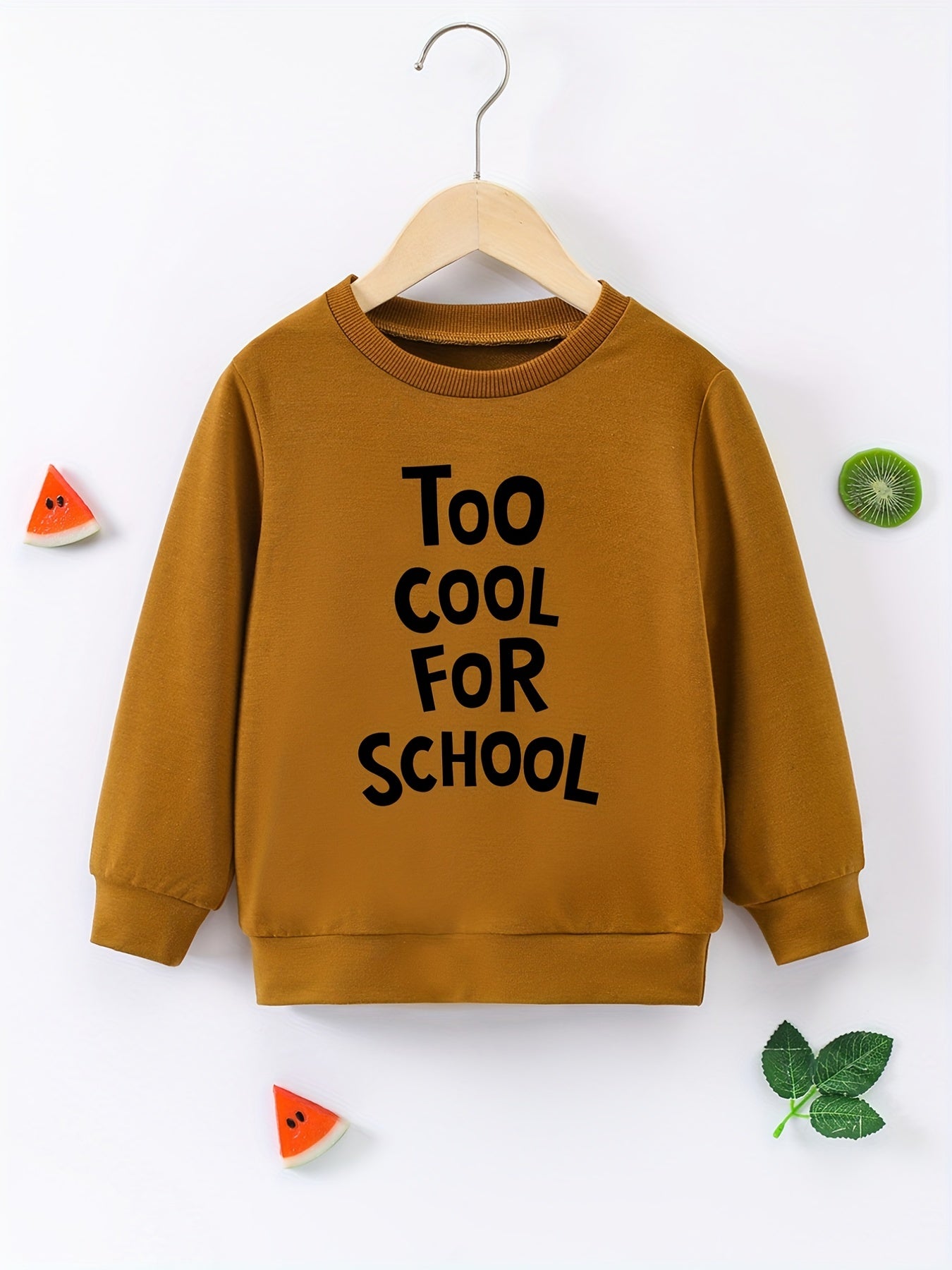 TOOL FOR SCHOOL Boys Sweatshirt Long Sleeve Crew Neck Tops