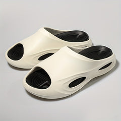 Men's Soft Slides Non Slip Slippers Open Toe Shoes Indoor Outdoor