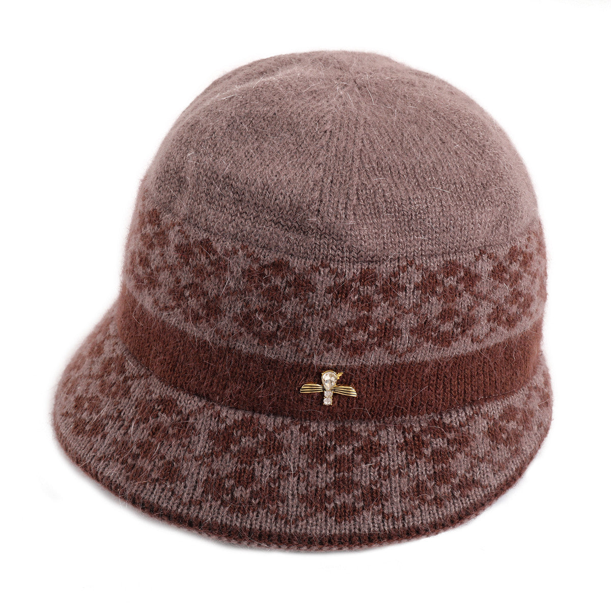 Warm Cable Knit Bucket Hat for Women - Chinese New Year Gift