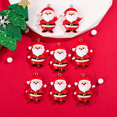 Y2K Anime Santa Claus Charms Pendant DIY Jewelry Accessories