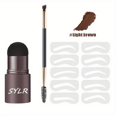 Waterproof Eyebrow Stamp Set Light Brown