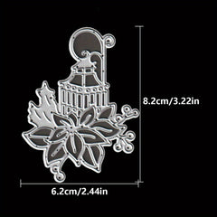 1pc Lantern Flower Set Metal Cutting Dies Scrapbook Paper Craft Mould DIY