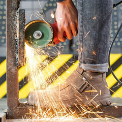 Steel Toe Boots Wear-resistant Puncture-Proof Waterproof Work Boots