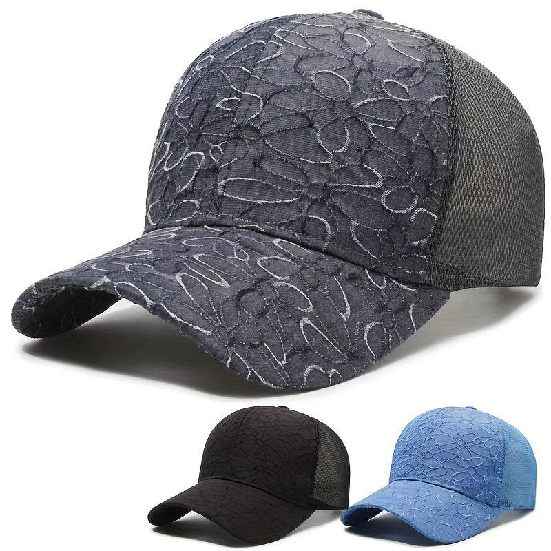 Men's Lace Baseball Cap Sun Hat Outing