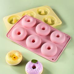 Non Stick Silicone Donut Mold for Baking Decoration Tool
