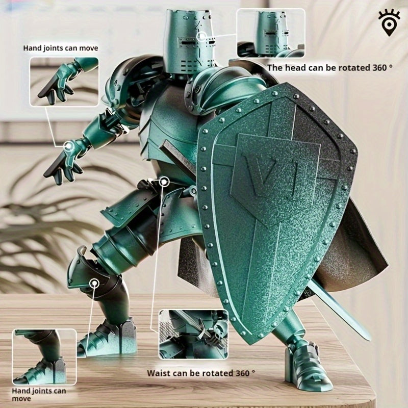 Roman Medieval Knight Warrior Toy DIY Educational Gift