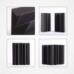 8pcs Bass Trap Acoustic Foam High Density Fire Resistant