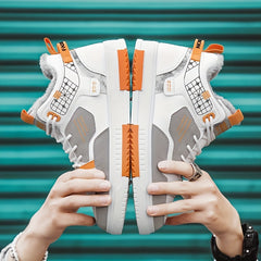 Men's High Top Thermal Sneakers with Fuzzy Lining