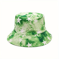 Reversible Bucket Hat Tie Dye Fisherman Cap Sunscreen Basin Hats