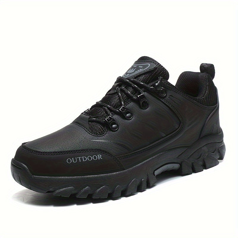 Men's Low Top Hiking Boots Non Slip Lace Up Durable Shoes