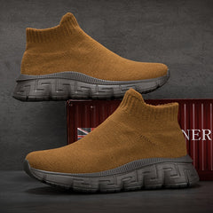 Men's Casual Knit Sneakers Lightweight Running Shoes