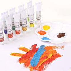12 Colors Glass Painting Pigment for Hand Painted Glass
