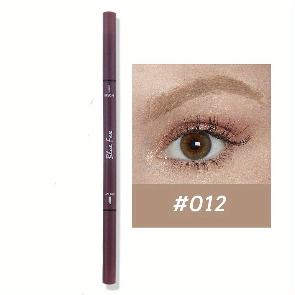 Waterproof Double Headed Eyebrow Pencil Brown