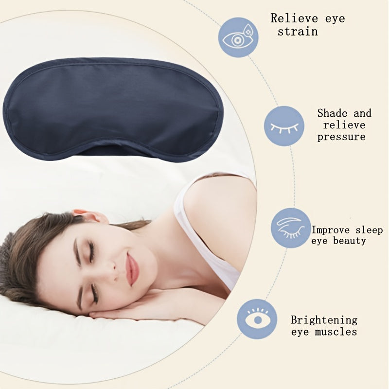 Soft Blackout Sleeping Eye Mask for Travel Rest Nap Yoga