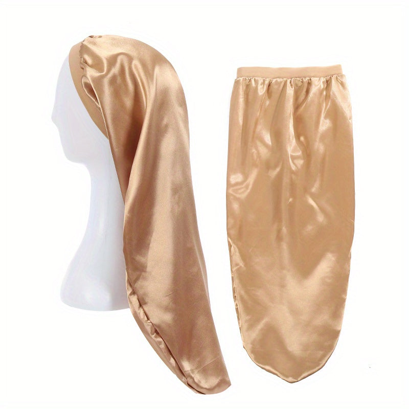 Satin Bonnet Leopard Print Night Cap Hair Care Cap