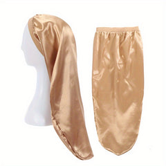 Satin Bonnet Leopard Print Night Cap Hair Care Cap