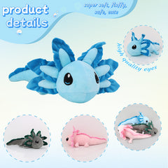 45Cm 17 72In Cute Axolotl Plush Toy Soft Stuffed Animal Gift for Friends