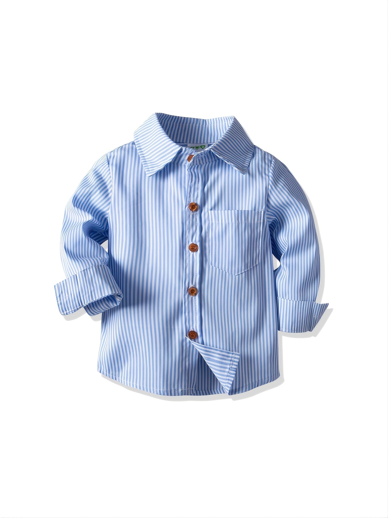 Boys Striped Button Up Shirts - Fall Fashion Essential