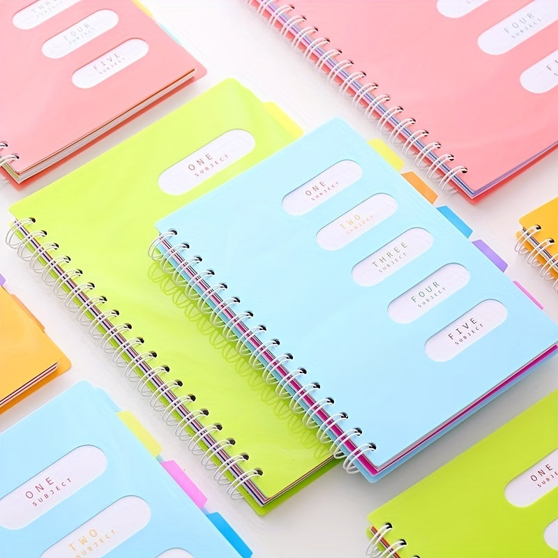 Colorful Thickened Notepad with Spiral Coil - Perfect for Students